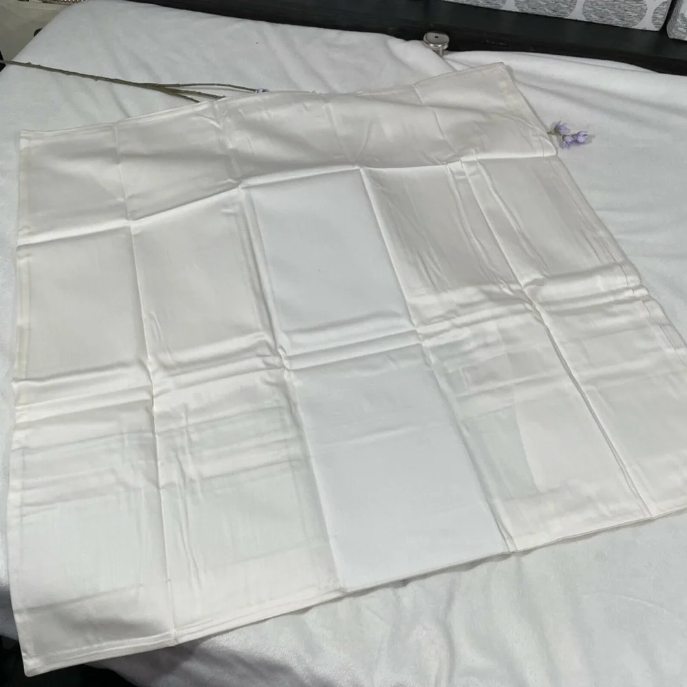NIB [ 1 Euro ] Pillow Sham for Frette At Home Brenta in Ivory‎ / Sage Green
